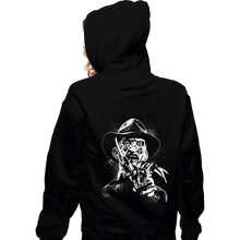 Load image into Gallery viewer, Daily_Deal_Shirts Zippered Hoodies, Unisex / Small / Black Nightmare Splatter