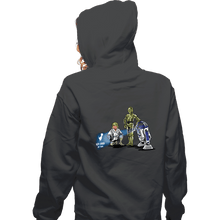 Load image into Gallery viewer, Secret_Shirts Zippered Hoodies, Unisex / Small / Dark Heather Hope Offline