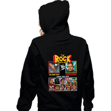Load image into Gallery viewer, Shirts Zippered Hoodies, Unisex / Small / Black The Rock Fighter