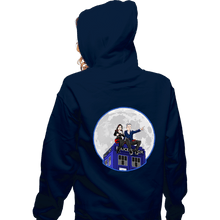 Load image into Gallery viewer, Shirts Zippered Hoodies, Unisex / Small / Navy Clara And The Doctor
