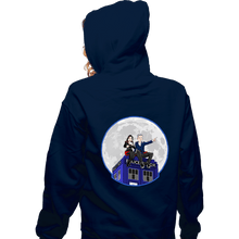 Load image into Gallery viewer, Shirts Zippered Hoodies, Unisex / Small / Navy Clara And The Doctor