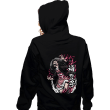 Load image into Gallery viewer, Shirts Zippered Hoodies, Unisex / Small / Black Nezuko Rage
