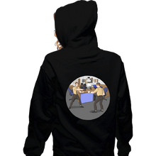 Load image into Gallery viewer, Shirts Zippered Hoodies, Unisex / Small / Black Bears Beets Battlestar Galactica