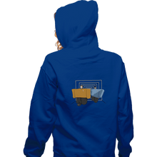 Load image into Gallery viewer, Shirts Zippered Hoodies, Unisex / Small / Royal Blue Kirk Loves It