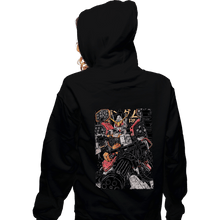 Load image into Gallery viewer, Secret_Shirts Zippered Hoodies, Unisex / Small / Black Heavy Arms
