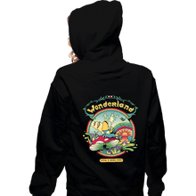 Load image into Gallery viewer, Secret_Shirts Zippered Hoodies, Unisex / Small / Black Wonderland Dreamer