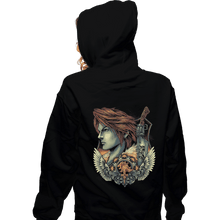 Load image into Gallery viewer, Shirts Zippered Hoodies, Unisex / Small / Black Emblem Of The Lion