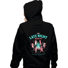 Load image into Gallery viewer, Daily_Deal_Shirts Zippered Hoodies, Unisex / Small / Black The Late Night Ritual