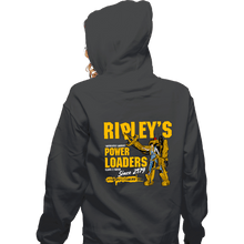Load image into Gallery viewer, Secret_Shirts Zippered Hoodies, Unisex / Small / Dark Heather Ripley's Power Loaders