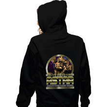 Load image into Gallery viewer, Daily_Deal_Shirts Zippered Hoodies, Unisex / Small / Black Astar From Planet Danger