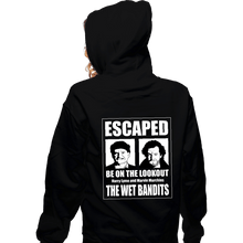 Load image into Gallery viewer, Secret_Shirts Zippered Hoodies, Unisex / Small / Black The Wet Bandits Have Escaped