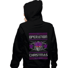 Load image into Gallery viewer, Shirts Zippered Hoodies, Unisex / Small / Black Operation Christmas
