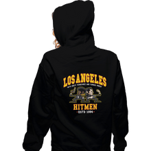 Load image into Gallery viewer, Shirts Zippered Hoodies, Unisex / Small / Black L.A. Hitmen