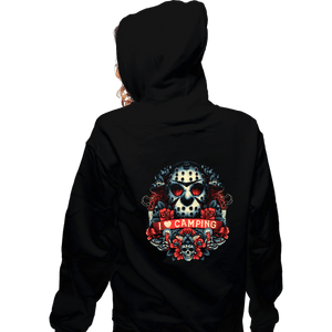 Shirts Zippered Hoodies, Unisex / Small / Black Symbol Of The Camper