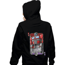 Load image into Gallery viewer, Shirts Zippered Hoodies, Unisex / Small / Black King Autobot