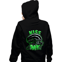 Load image into Gallery viewer, Daily_Deal_Shirts Zippered Hoodies, Unisex / Small / Black Kiss Me