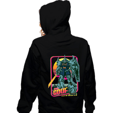 Load image into Gallery viewer, Daily_Deal_Shirts Zippered Hoodies, Unisex / Small / Black MS-07B Gouf