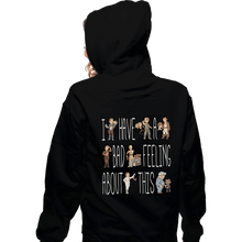 Load image into Gallery viewer, Shirts Zippered Hoodies, Unisex / Small / Black Bad Feeling