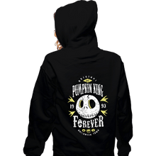 Load image into Gallery viewer, Shirts Zippered Hoodies, Unisex / Small / Black Pumpkin King Forever