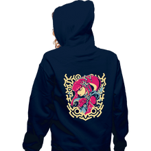 Load image into Gallery viewer, Secret_Shirts Zippered Hoodies, Unisex / Small / Navy Mipha
