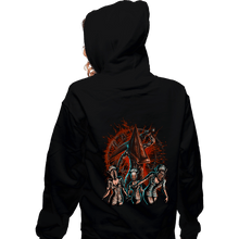 Load image into Gallery viewer, Secret_Shirts Zippered Hoodies, Unisex / Small / Black Raining Blood