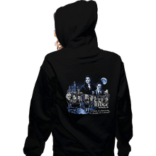 Load image into Gallery viewer, Daily_Deal_Shirts Zippered Hoodies, Unisex / Small / Black Greetings from Cemetery Ridge