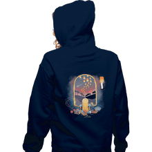 Load image into Gallery viewer, Shirts Zippered Hoodies, Unisex / Small / Navy Rapunzel