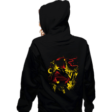 Load image into Gallery viewer, Daily_Deal_Shirts Zippered Hoodies, Unisex / Small / Black Queen Of Hearts