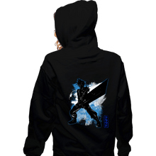 Load image into Gallery viewer, Shirts Zippered Hoodies, Unisex / Small / Black Cosmic Ex Soldier