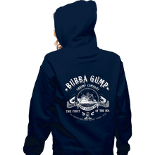Load image into Gallery viewer, Daily_Deal_Shirts Zippered Hoodies, Unisex / Small / Navy Bubba Gump Shrimp Company