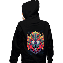 Load image into Gallery viewer, Secret_Shirts Zippered Hoodies, Unisex / Small / Black WarGreymon!