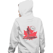Load image into Gallery viewer, Shirts Zippered Hoodies, Unisex / Small / White Canada&#39;s Ass
