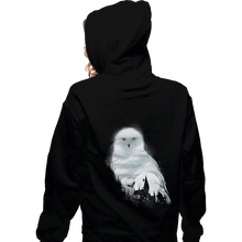 Load image into Gallery viewer, Shirts Zippered Hoodies, Unisex / Small / Black Magical Owl