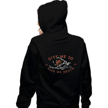 Load image into Gallery viewer, Shirts Zippered Hoodies, Unisex / Small / Black Give Me 20