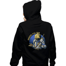Load image into Gallery viewer, Daily_Deal_Shirts Zippered Hoodies, Unisex / Small / Black Guess I'll Die
