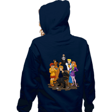 Load image into Gallery viewer, Secret_Shirts Zippered Hoodies, Unisex / Small / Navy Scooby Suprise