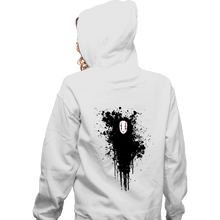 Load image into Gallery viewer, Shirts Zippered Hoodies, Unisex / Small / White Inkface