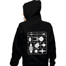 Load image into Gallery viewer, Secret_Shirts Zippered Hoodies, Unisex / Small / Black Space Battle Kit
