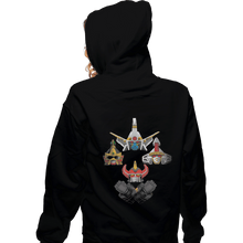 Load image into Gallery viewer, Shirts Zippered Hoodies, Unisex / Small / Black Zord Rhapsody