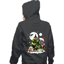Load image into Gallery viewer, Daily_Deal_Shirts Zippered Hoodies, Unisex / Small / Dark Heather The Way of Christmas
