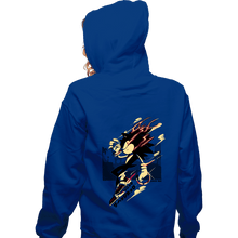 Load image into Gallery viewer, Daily_Deal_Shirts Zippered Hoodies, Unisex / Small / Royal Blue Fastest Dude