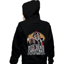 Load image into Gallery viewer, Shirts Zippered Hoodies, Unisex / Small / Black Red Dead Christmas