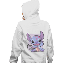 Load image into Gallery viewer, Shirts Zippered Hoodies, Unisex / Small / White Maneki Stitch