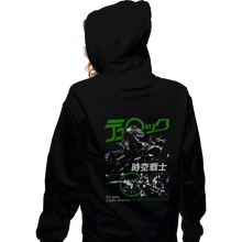 Load image into Gallery viewer, Daily_Deal_Shirts Zippered Hoodies, Unisex / Small / Black Jikuu Senshi Turok