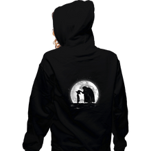 Load image into Gallery viewer, Shirts Zippered Hoodies, Unisex / Small / Black Moonlight Straw Hat