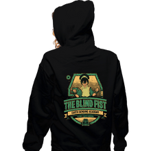 Load image into Gallery viewer, Daily_Deal_Shirts Zippered Hoodies, Unisex / Small / Black The Blind Fist