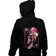 Load image into Gallery viewer, Daily_Deal_Shirts Zippered Hoodies, Unisex / Small / Black The Guardian Knuckles