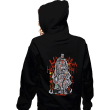 Load image into Gallery viewer, Shirts Zippered Hoodies, Unisex / Small / Black Bat Statue