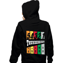 Load image into Gallery viewer, Daily_Deal_Shirts Zippered Hoodies, Unisex / Small / Black Thunderbirds Are Go
