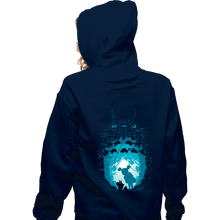 Load image into Gallery viewer, Shirts Zippered Hoodies, Unisex / Small / Navy Forest Spirits